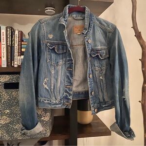 Hollister Distressed Demin Jacket